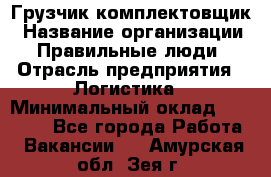 Грузчик-комплектовщик › Название организации ­ Правильные люди › Отрасль предприятия ­ Логистика › Минимальный оклад ­ 26 000 - Все города Работа » Вакансии   . Амурская обл.,Зея г.